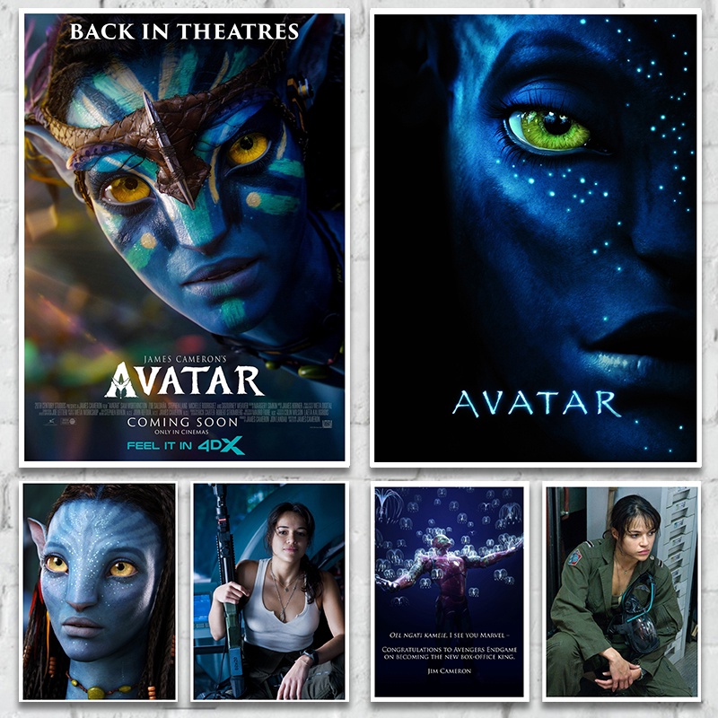 Classic Movie Avatar Retro Posters Painting Vintage Poster Kraft Paper For Home Bar Wall Decor