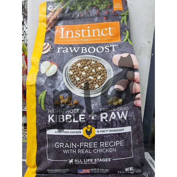 Instinct Dog Limited / Raw Boost GrainFree Dry Dog Food (All Life Stages / Small Breed) (1.8kg