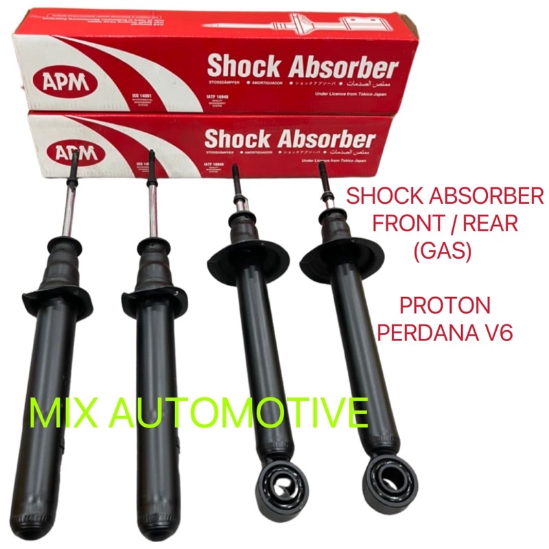 Original Apm Shock Absorber Depan Front Belakang Rear Absorber Gas Proton Perdana V E