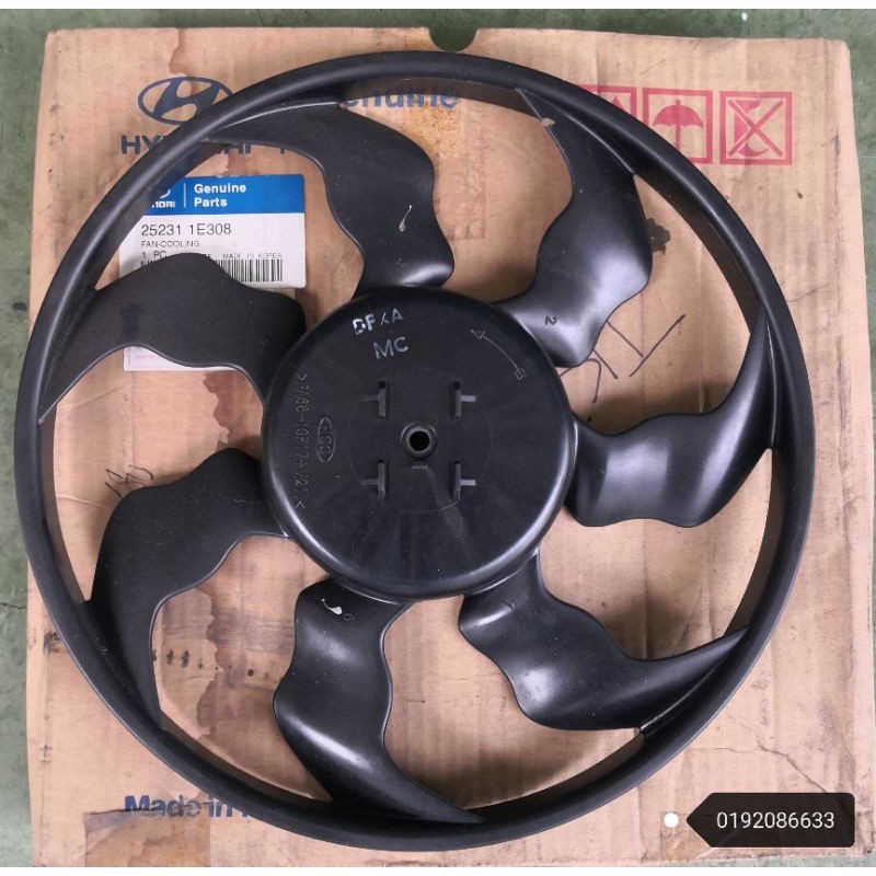 HYUNDAI ACCENT 1.6 2008 RADIATOR FAN BLADE 252311E308 ORIGINAL(NEW