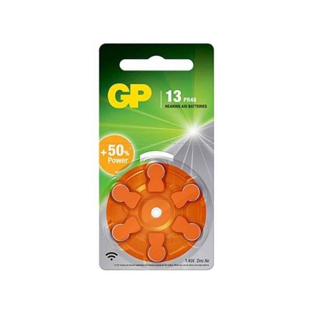 GP Hearing Aids Battery (Size 13, 312, 10, 675) ORIGINAL Siemens Oticon
