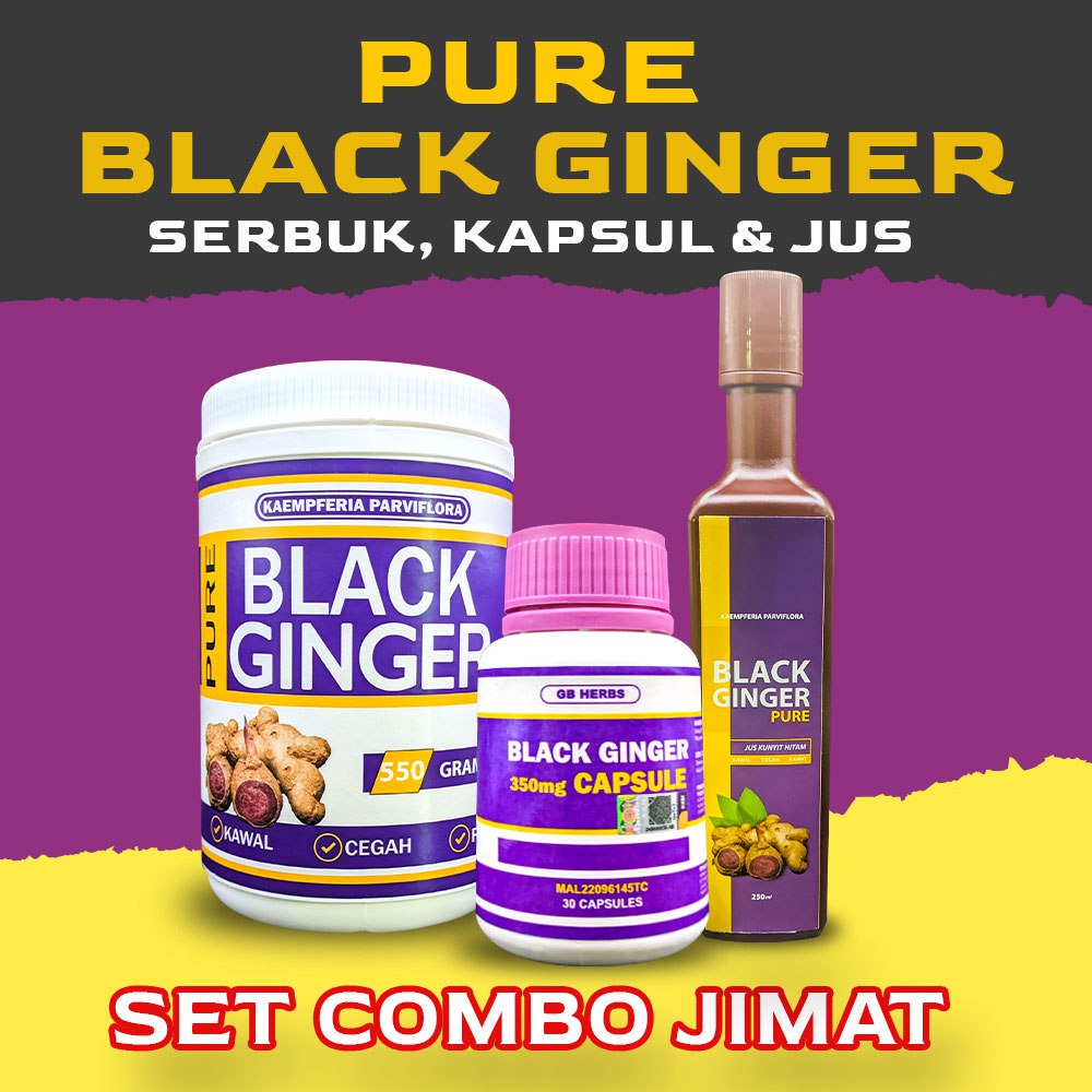 KUNYIT HITAM Lulus KKM Free SABUN KUNYIT HITAM KOPI KAPSUL JUS PURE BLACK GINGER ORIGINAL HQ