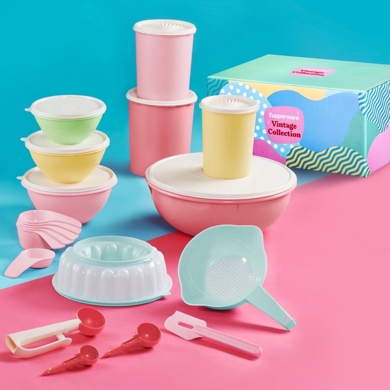 Tupperware Vintage Box Collection 12pcs | Shopee Malaysia