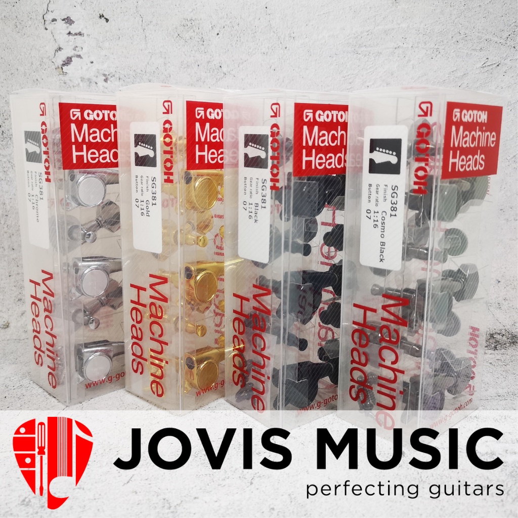 SG381-L6-07 [RIGHT HANDED] GOTOH TUNER MACHINE HEADS (READY STOCK ...