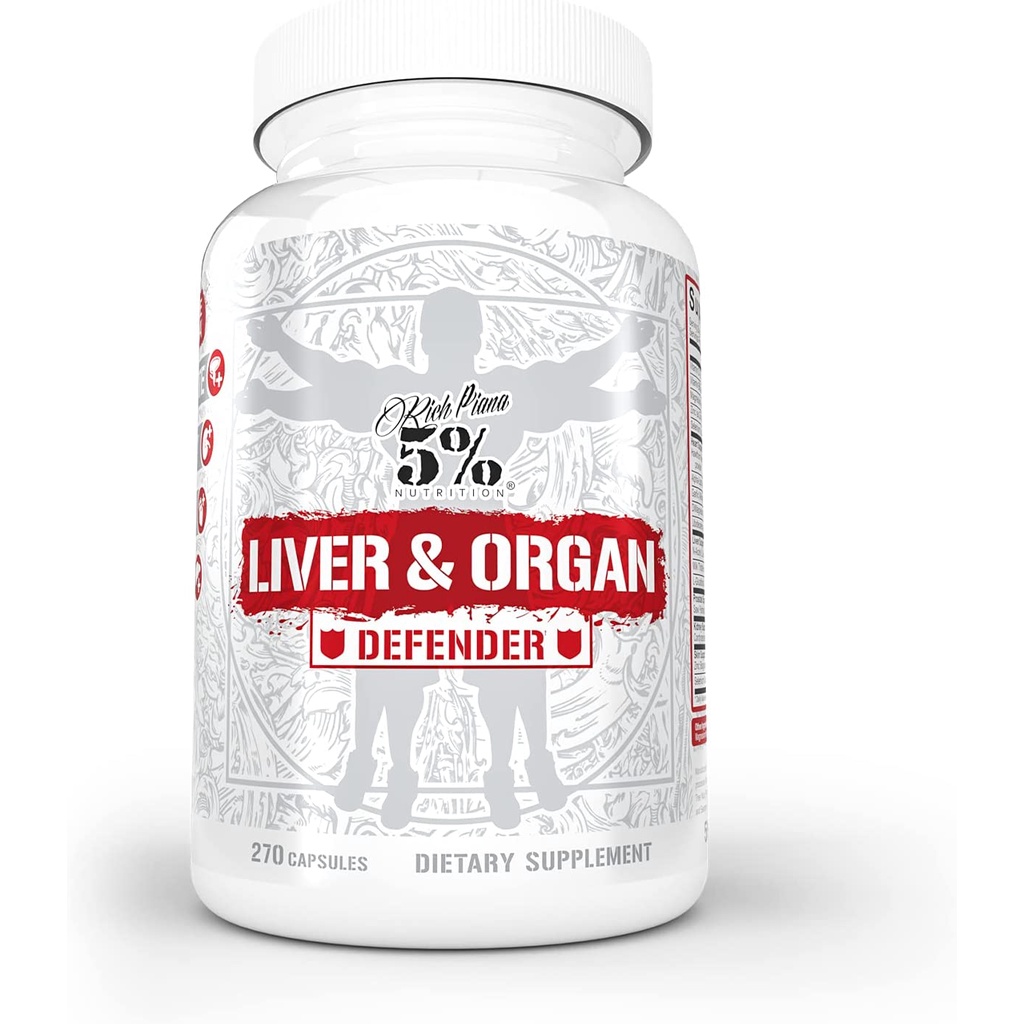 Rich Piana 5% Nutrition Liver & Organ Defender (270 Capsules) | Shopee ...