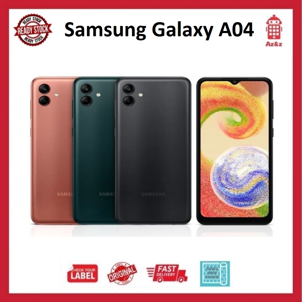 Samsung Galaxy A04 4G LTE (4GB+64GB)Original Samsung Malaysia | Shopee ...