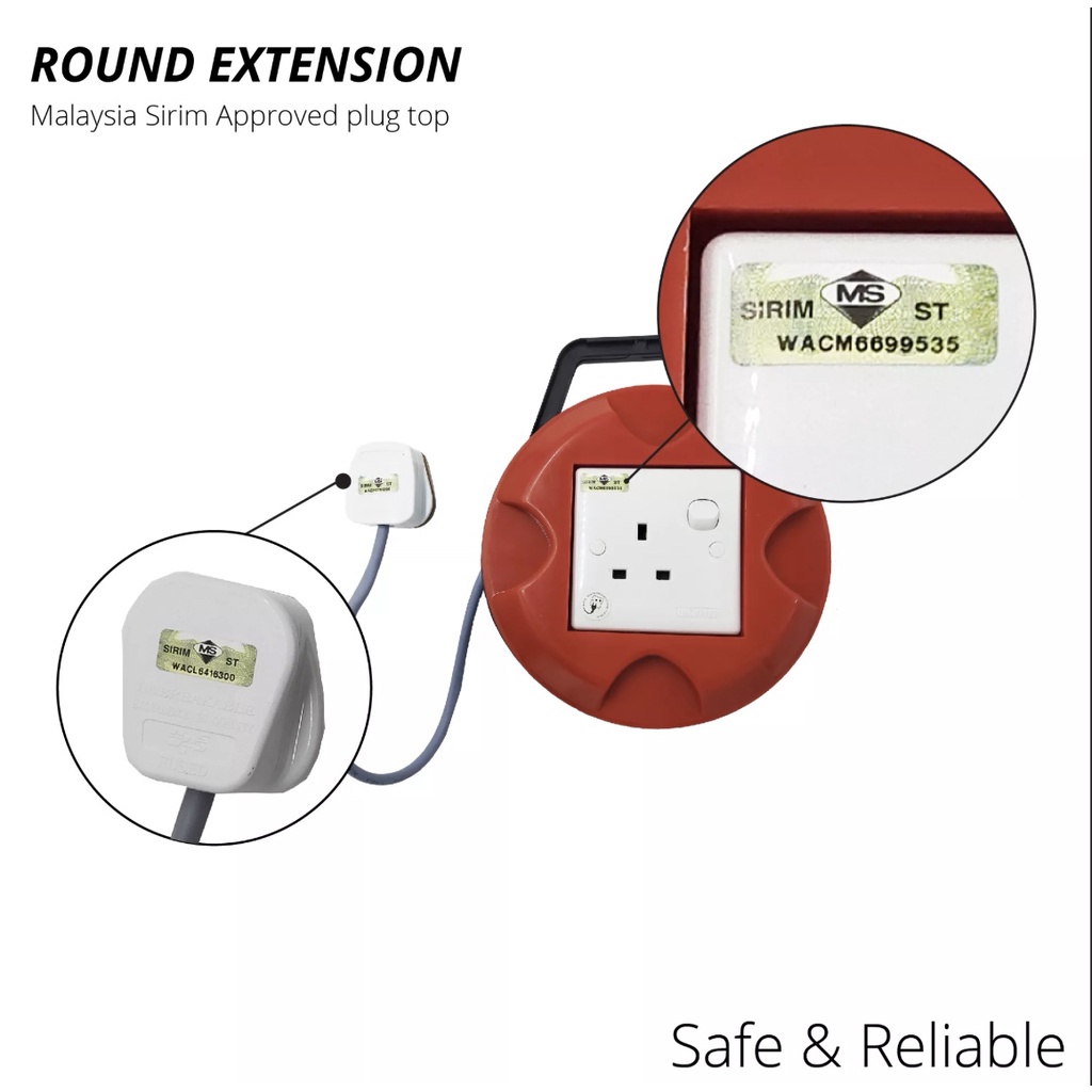 Extension Box Portable Trailing Extension Round Box Shopee Malaysia