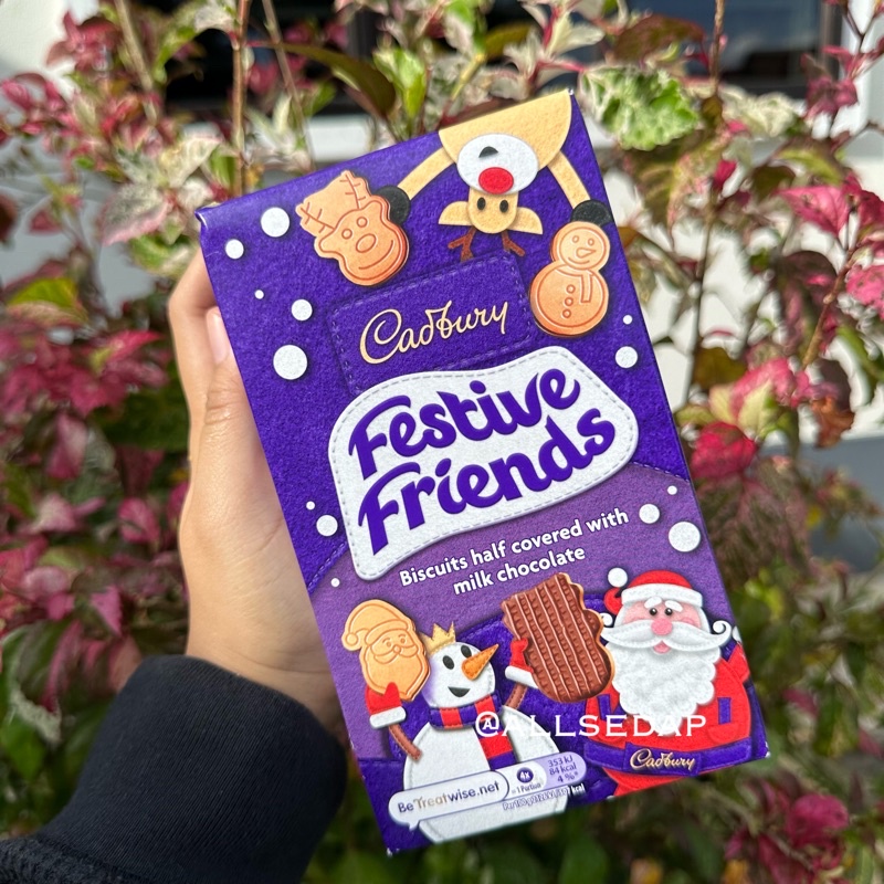 CADBURY FESTIVE FRIENDS MILK CHOCOLATE BISCUITS | Shopee Malaysia