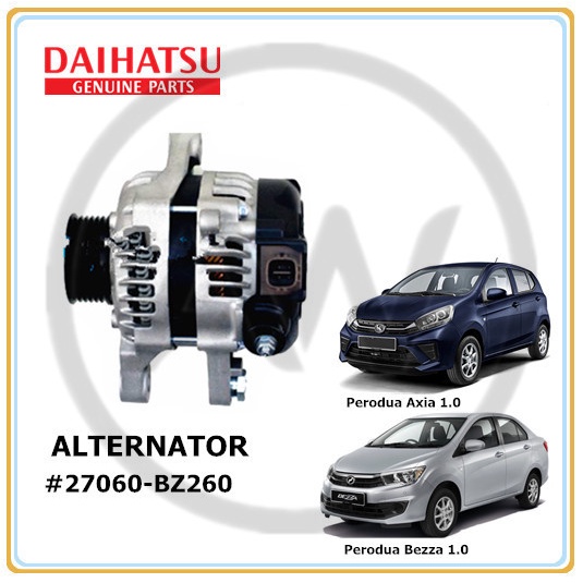 Perodua Axia 1.0 2014-2018 Bezza 1.0 2016-2022 Alternator Assembly Assy ...