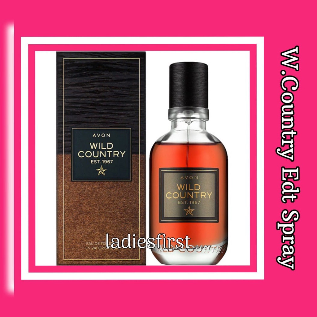 Eau De Toilette AVON Wild Country Pour Homme - Vapo 75ml, Neuve, Livraison Gratuite