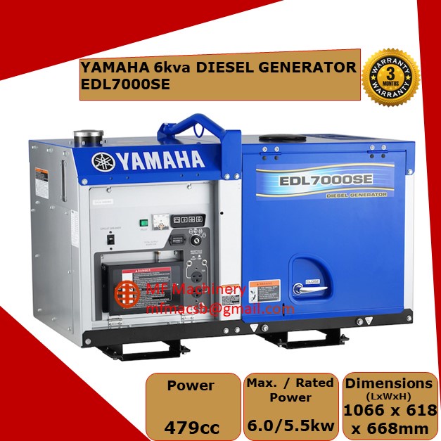 Yamaha diesel shop generator