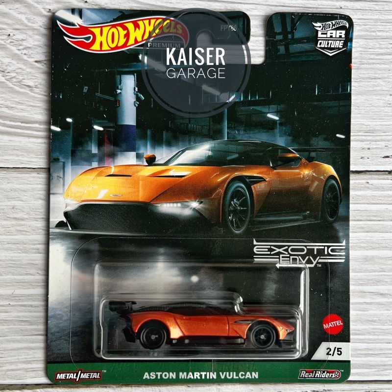 Hot Wheels Premium Car Culture Aston Martin Vulcan Exotic Envy Minor Creased Card Shopee 2086