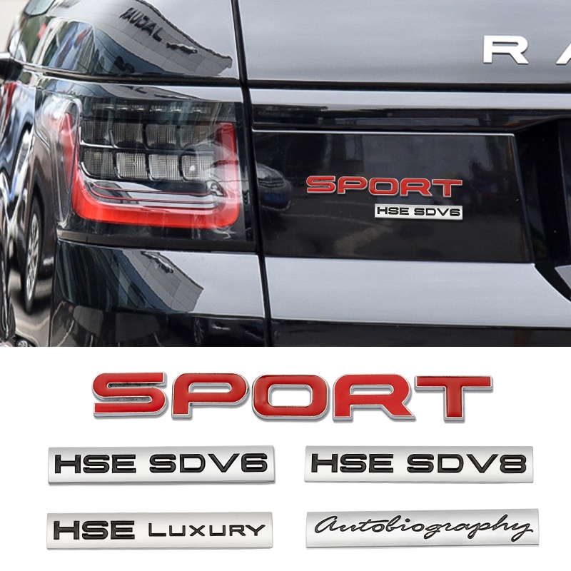 Zinc Alloy HSE V6 V8 Sport Emblem for Land Rover Evoque Discovery ...
