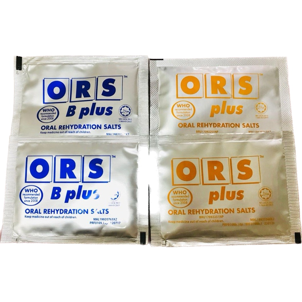 [SATU PACKET] ORS B PLUS / PLUS POWDER BLUE / ORANGE 5.125G 1S EXP03 ...