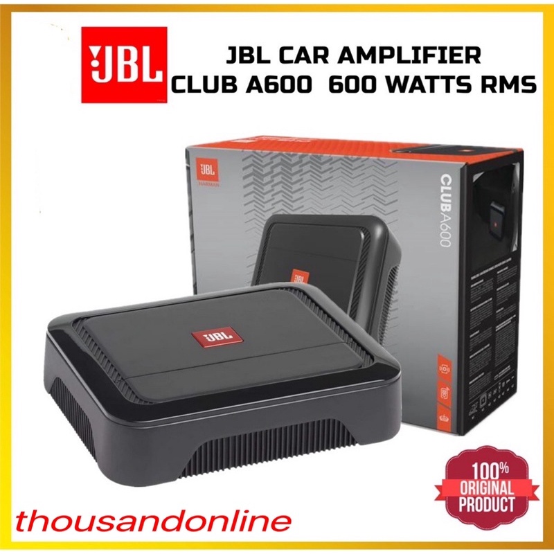 JBL CLUB SERIES MONO AMPLIFIER CLUB A600 MONO BLOCK AMP 600 WATT RMS