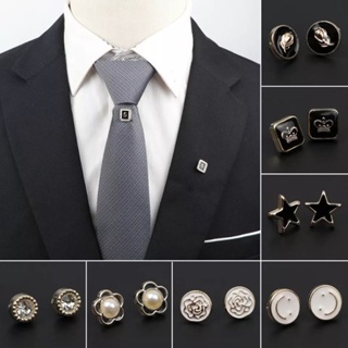 Star Brooch Mens Small Brooch Shirt Collar Pin Button Mens And Womens  Collar Flower Collar Button