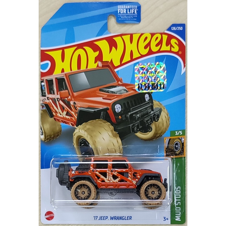 Hot wheels 2017 jeep wrangler hotsell