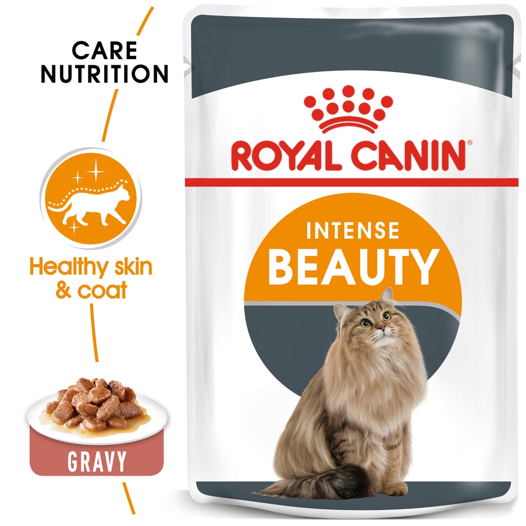 Royal Canin Intense Beauty Wet Food Pouch for Cats 85g x 12 Shopee Malaysia