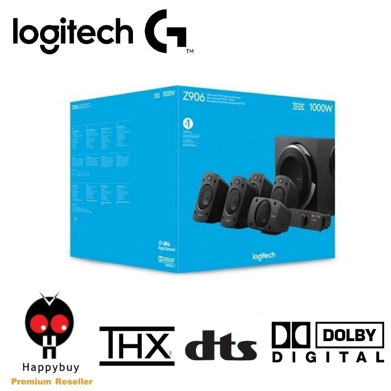 Logitech - Z906 5.1 THX Surround Sound – ViewQwest Pte Ltd