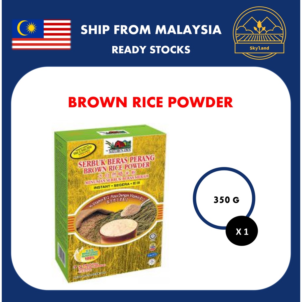 Nature’s Own Instant Brown Rice Powder (350g) Shopee Malaysia