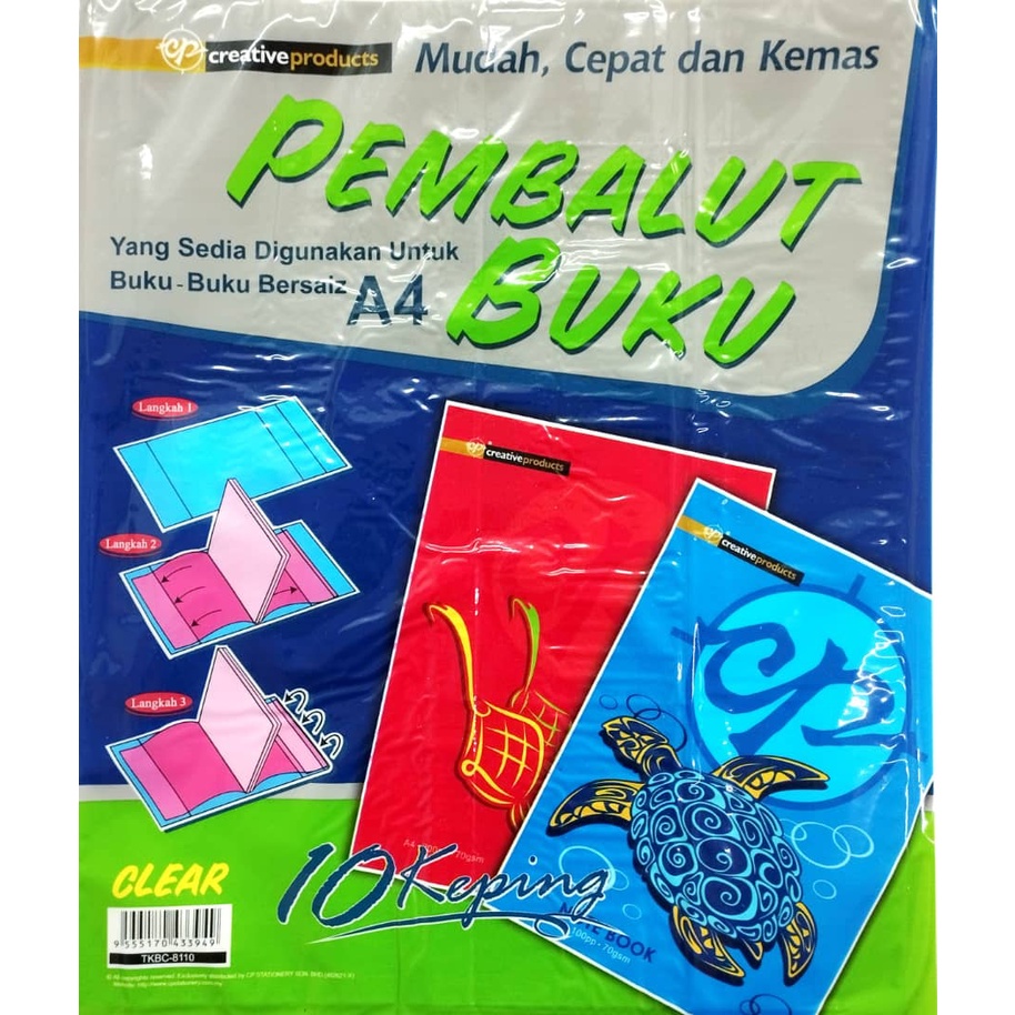 CP TKBC-8110 PVC CLEAR PEMBALUT BUKU | Shopee Malaysia