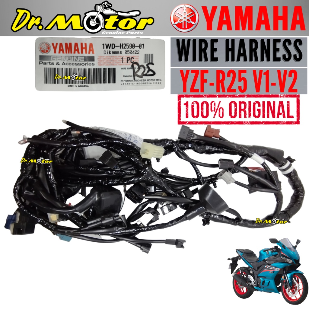 YZFR25 R25 V1 V2 WIRING HARNESS BODY SET FRAME WAYARING WIRE WAYAR