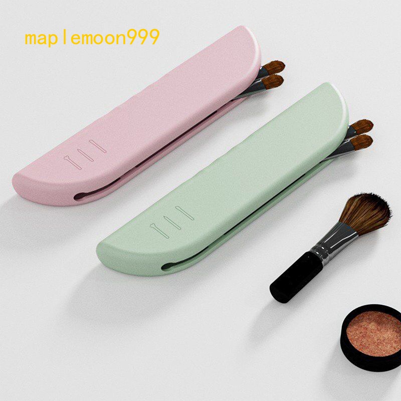 Travel Makeup Brush Holder, Upgraded Silicone Organizer, Portable Silicone Makeup Brush Case