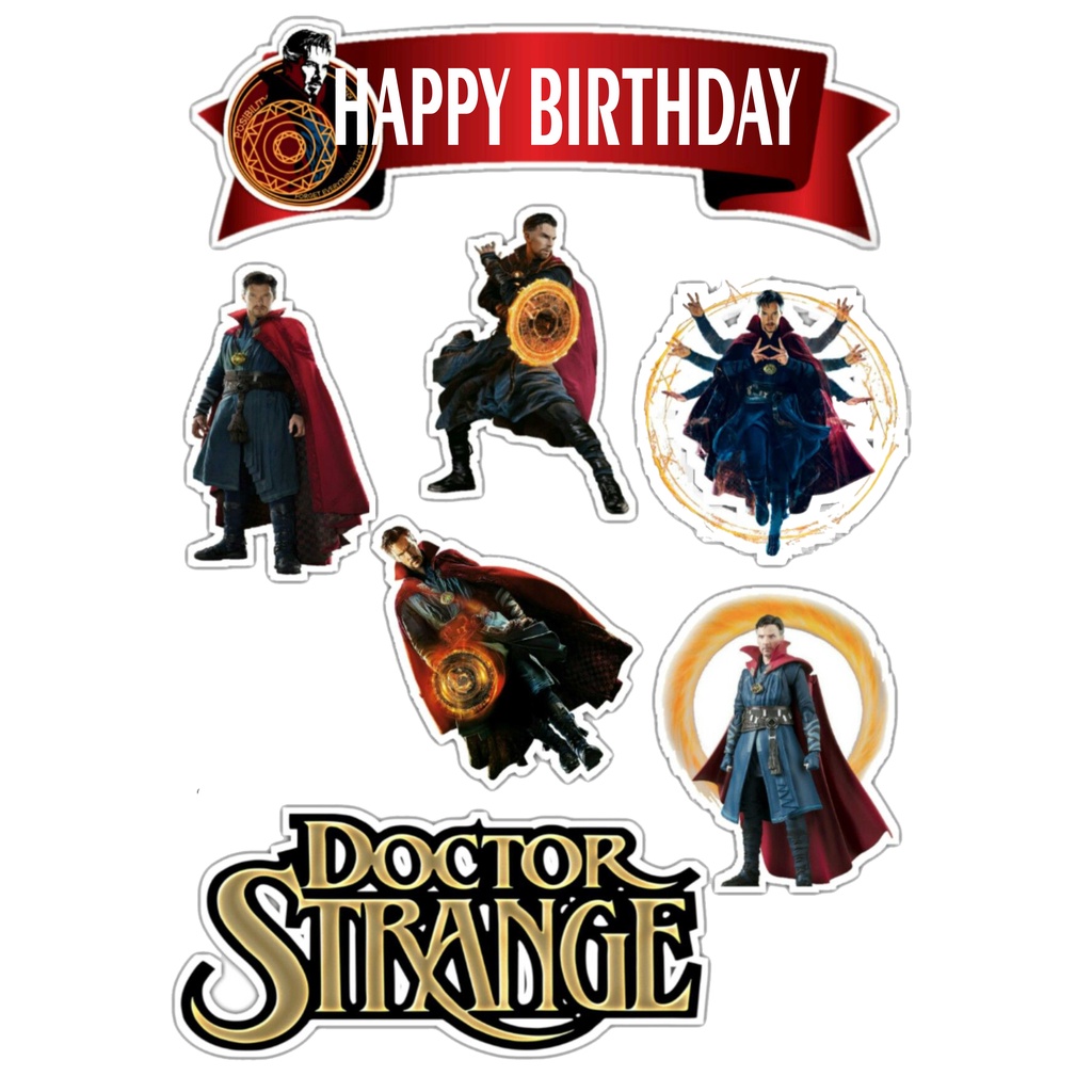 Custom DOCTOR STRANGE CAKE TOPPER Birthday TOPPER/CUSTOM DOCTOR STRANGE ...