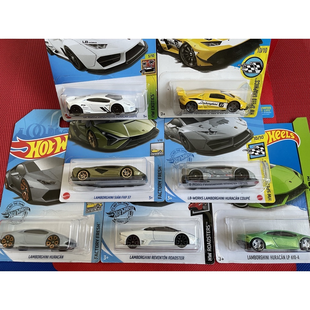 HOT WHEELS | LAMBORGHINI | HURACAN | SIAN | REVENTON | GALLARDO | SESTO ...