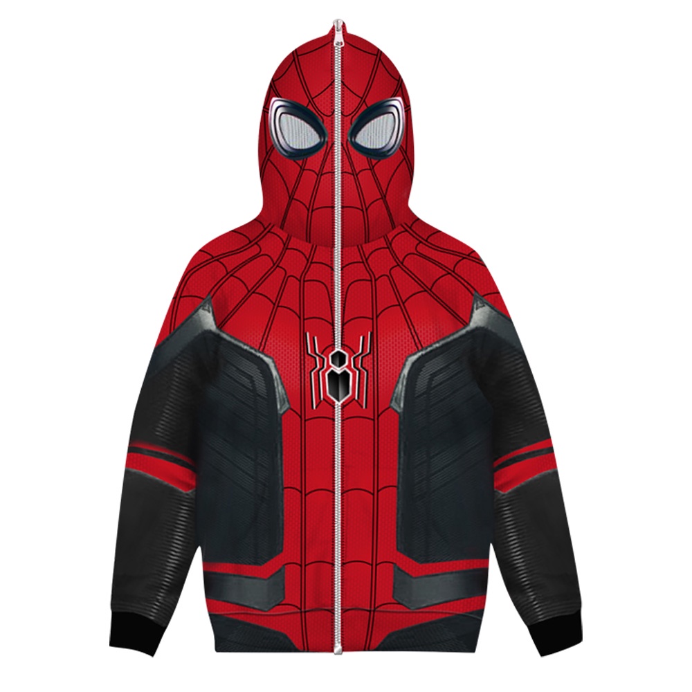 Spider Man Suit Style Polyester Spider man Expedition Masked Sweater 