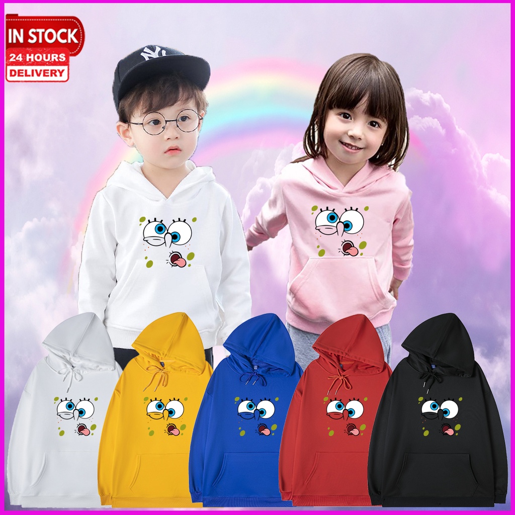 Ready Stock Kids Hoodie Design Unisex Long Sleeve Kids Jacket