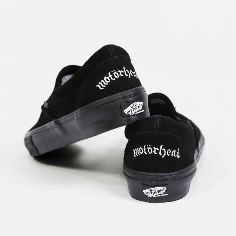 READYSTOCK ORIGINALS VANS SKATE SLIP ON X MOTORHEAD BLACK BLACK Shopee Malaysia