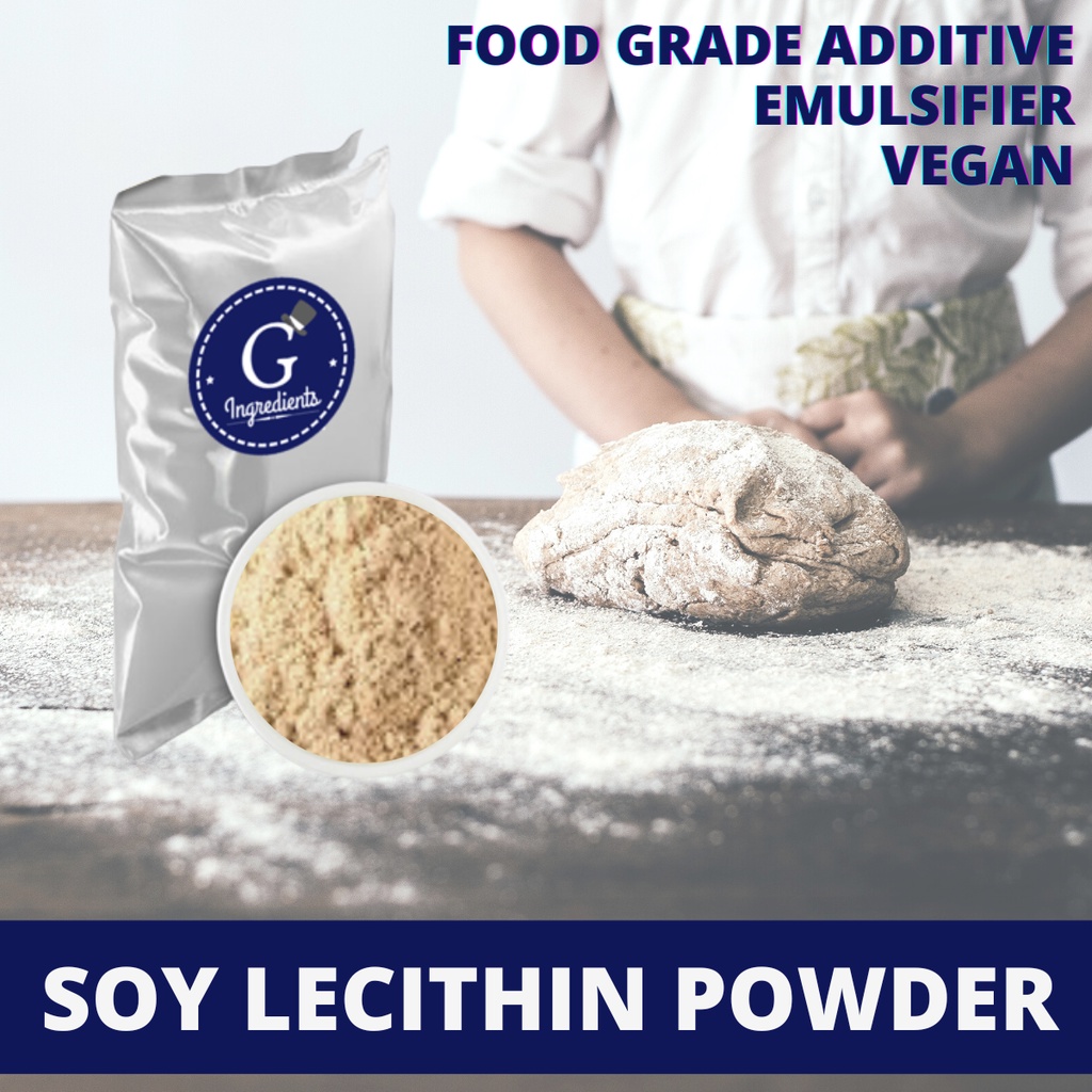 [FOOD GRADE] Soy Lecithin / Soya Lecithin Powder (Emulsifying agent, stabilizer, fat replacer