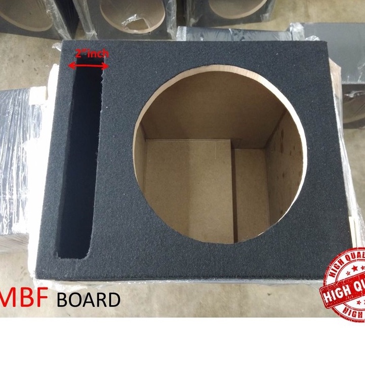 L shaped discount subwoofer box