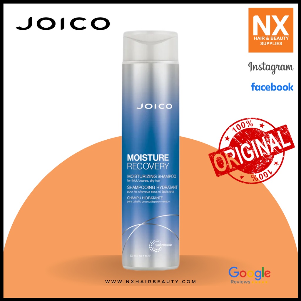 JOICO Moisture Recovery Shampoo 300ml / 1000ml (New Packaging) Shopee