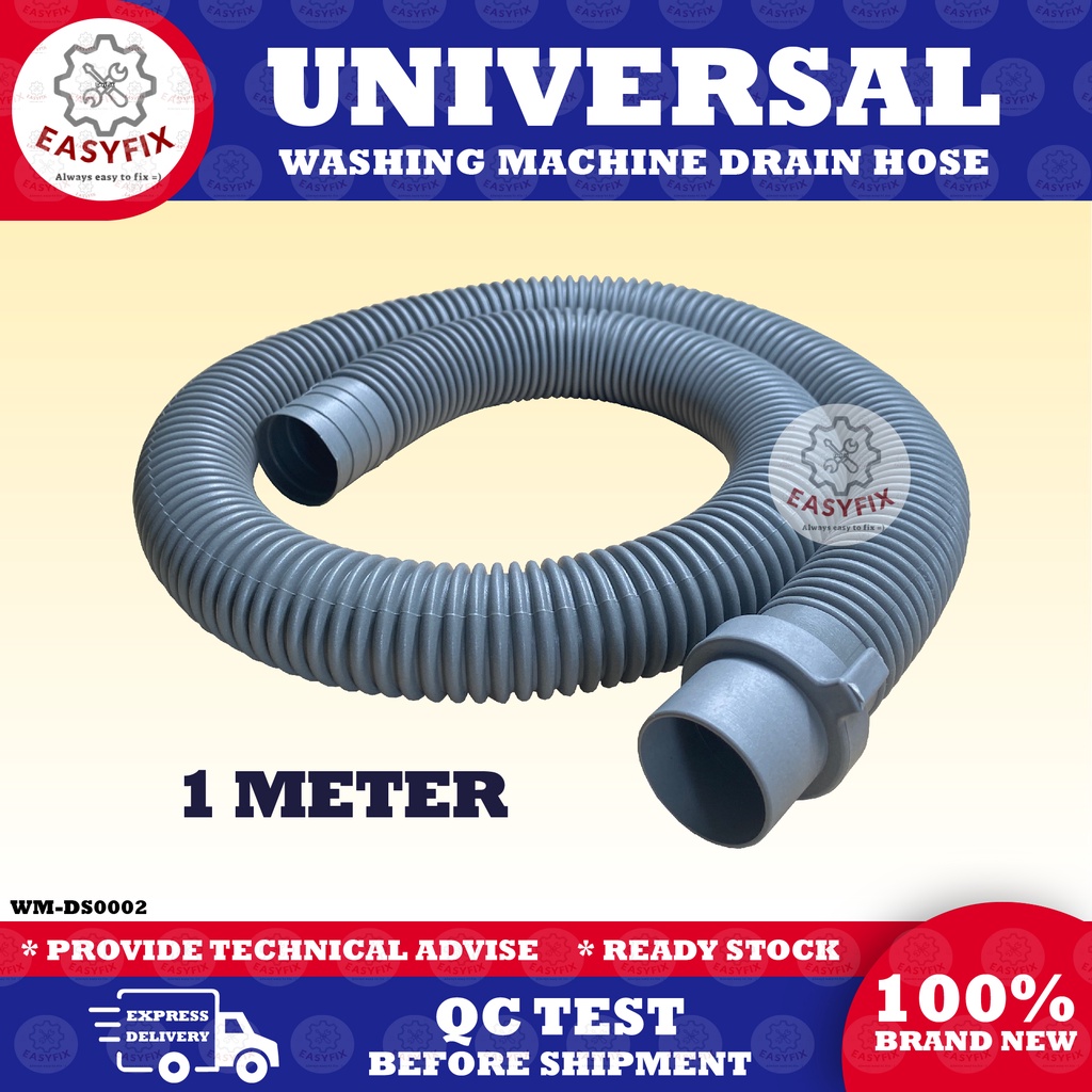 (1M) UNIVERSAL WASHING MACHINE OUTLET DRAIN HOSE PAIP KELUAR AIR MESIN ...
