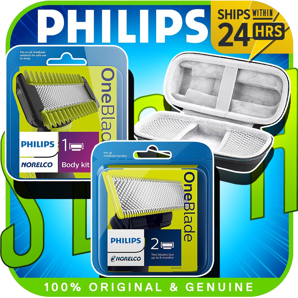 Philips Norelco Genuine OneBlade Replacement Blades, 2 Count, QP220/80