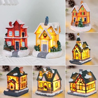 Christmas Light House Village Christmas Decorations For Home Xmas Gifts Christmas  Ornaments New Year 2023 Natale Navidad Noel