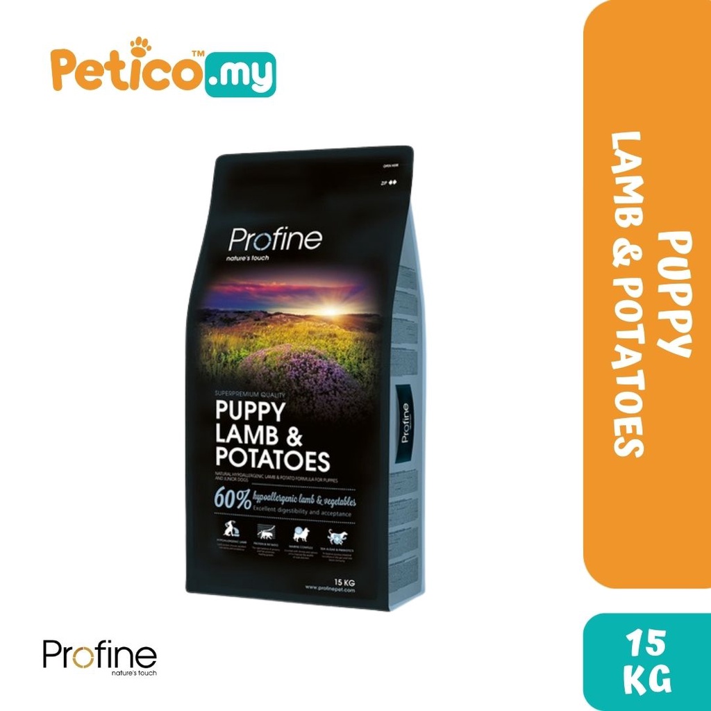 Profine Adult/Puppy 15KG Dry Dog Food (Salmon/ Chicken/ Lamb