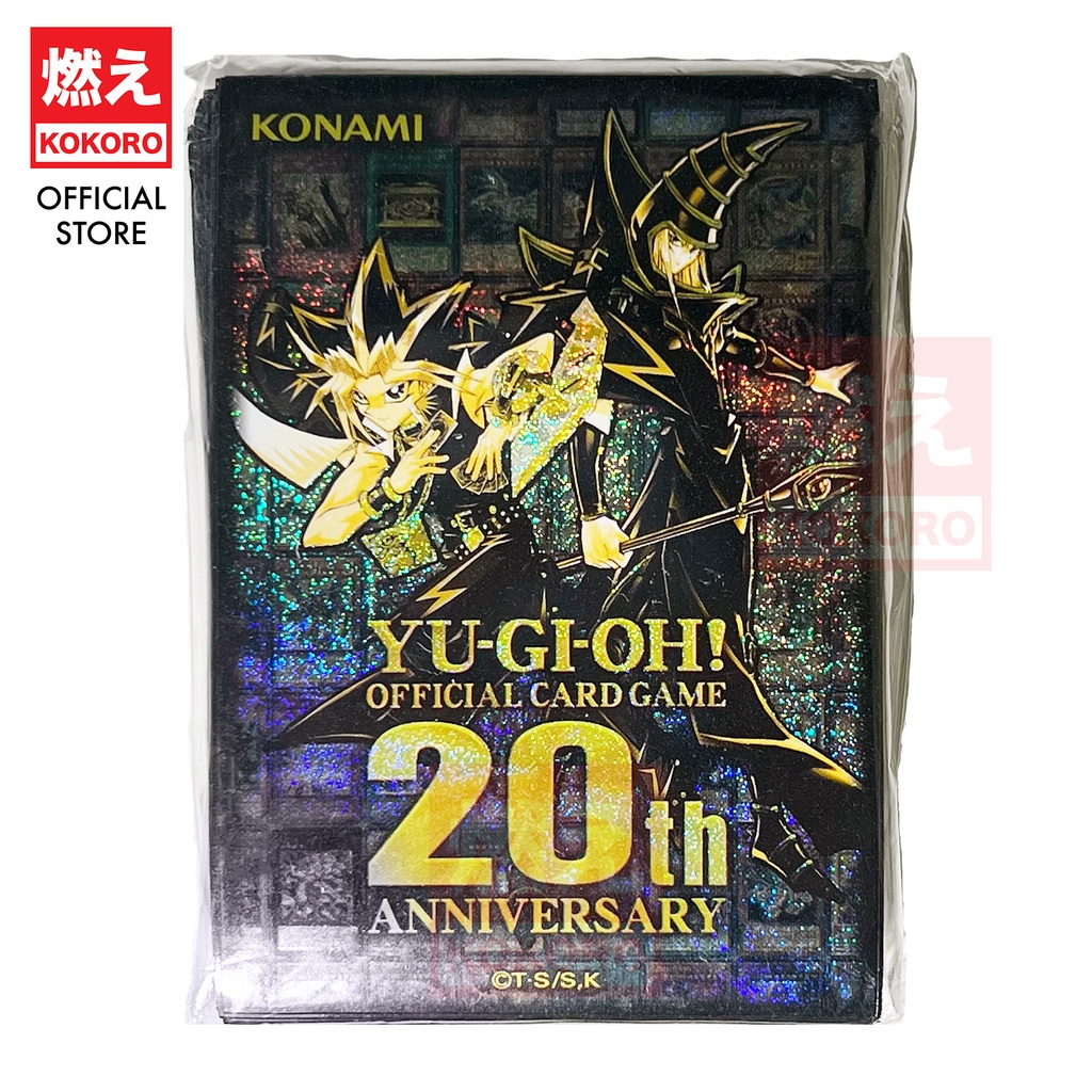 YUGIOH CARD Sleeve Mutou Yugi and Dark Magician Card Sleeve 20th