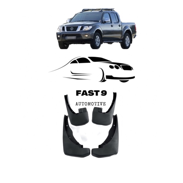 NISSAN NAVARA D40 NP300 MUDFLAP / SPLASH GUARD / MUD FLAP SET PRICE ...
