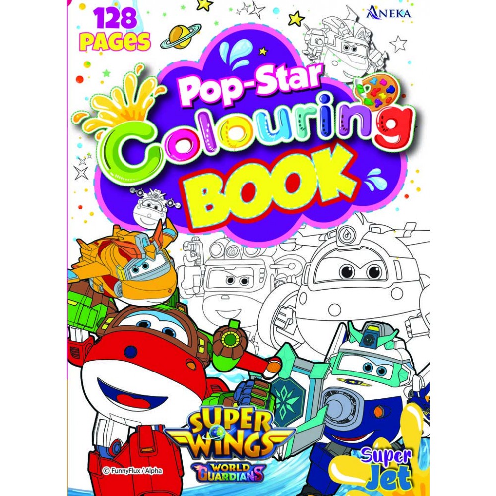 (ESA)SUPERWINGS: Pop-Star Colouring Book | Shopee Malaysia
