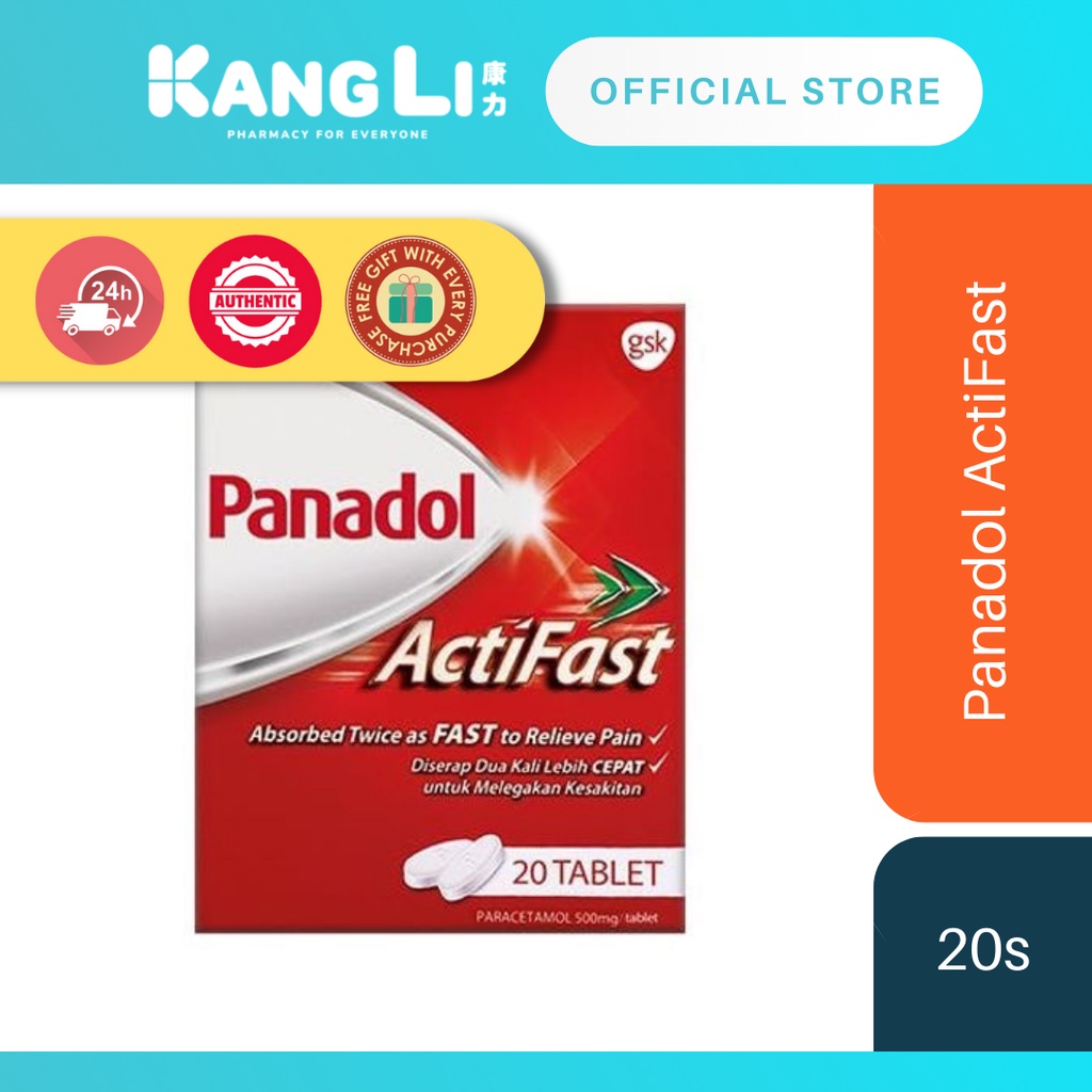 Gsk Panadol Actifast 500mg 10s20s Shopee Malaysia 7651