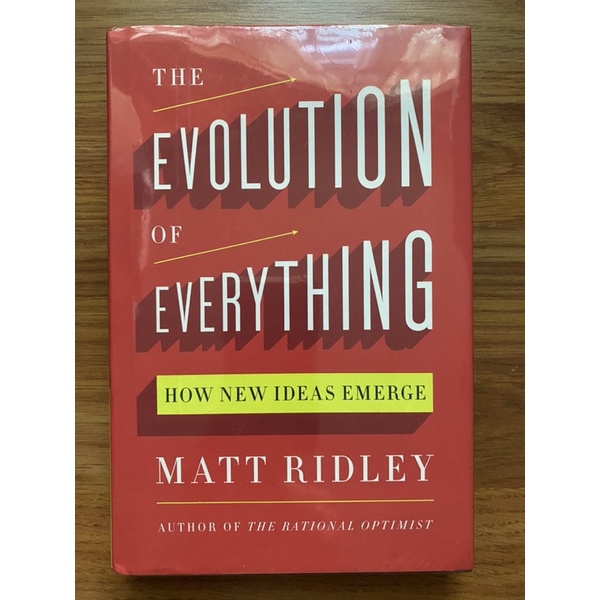 Hardcover The Evolution Of Everything How New Ideas Emerge By Matt Ridley Science History