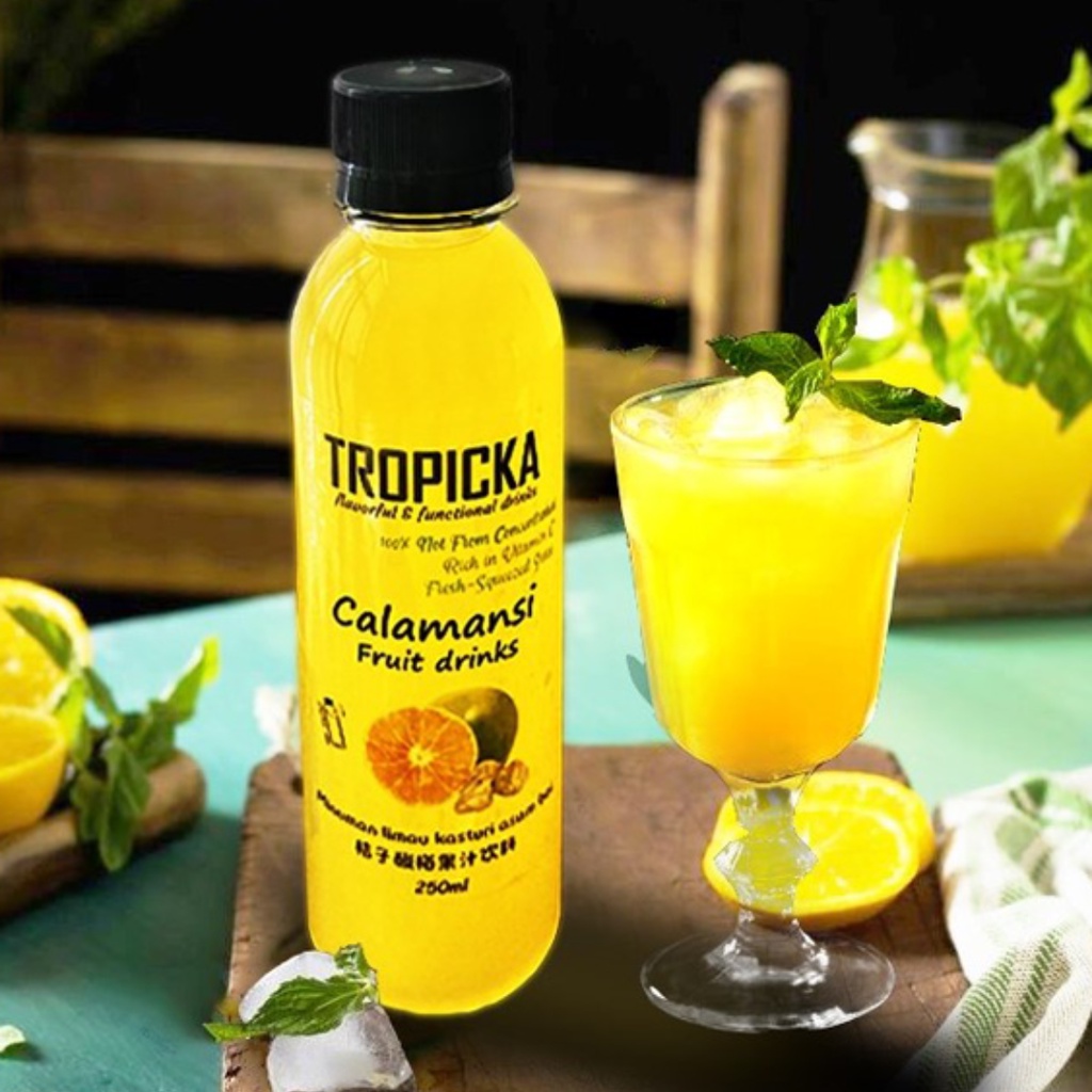 Vitaminc Air Limau Kasturi Tropicka Calamansi Fruit Drink 250ml Shopee Malaysia 4627