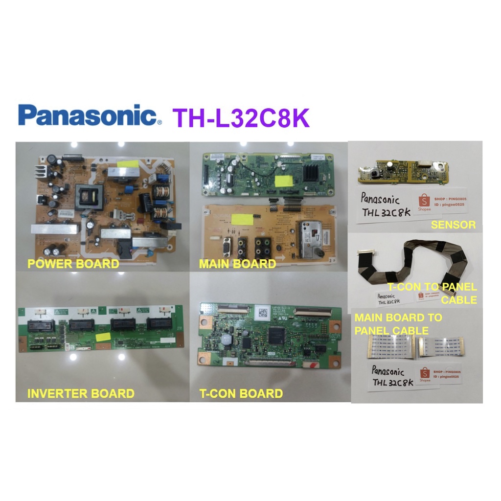 PANASONIC LED TV TH-L32C8K THL32C8K 32C8K Power Board TNP4G459 Main ...