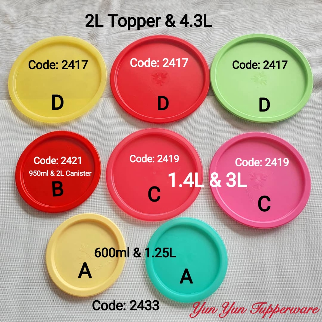 [RANDOM COLOR] Tupperware Spare Part / One Touch Seal | Shopee Malaysia