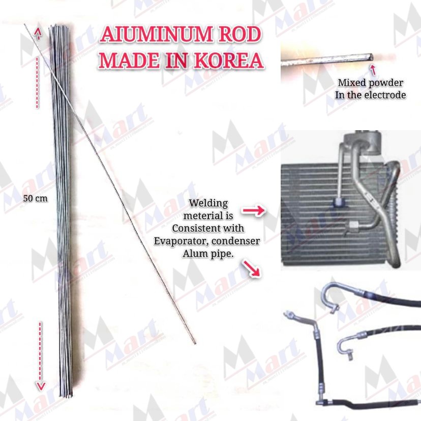 Aluminium Welding Rod Cooling Coil Condenser Air Cond Paip Tube