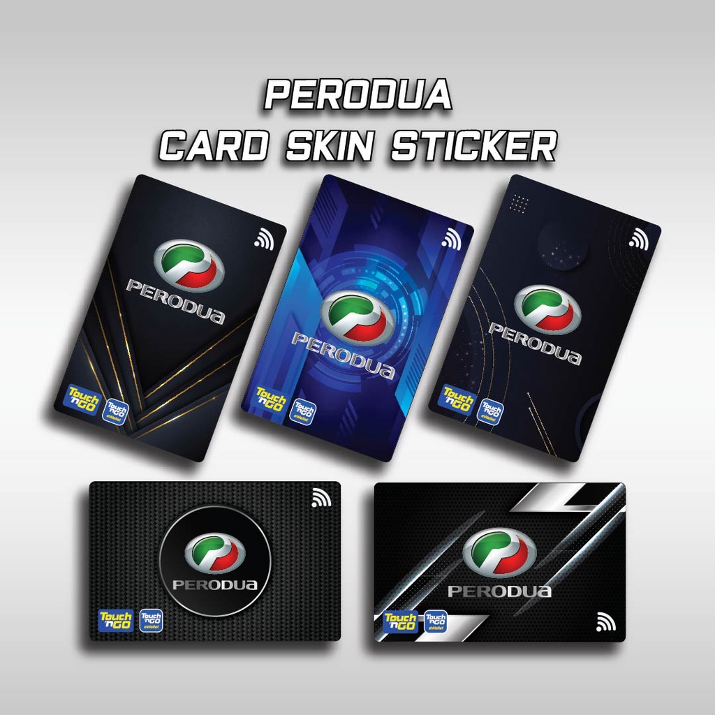 Perodua Card Skin Sticker (TnGo / Card Access / ATM Card) | Shopee Malaysia