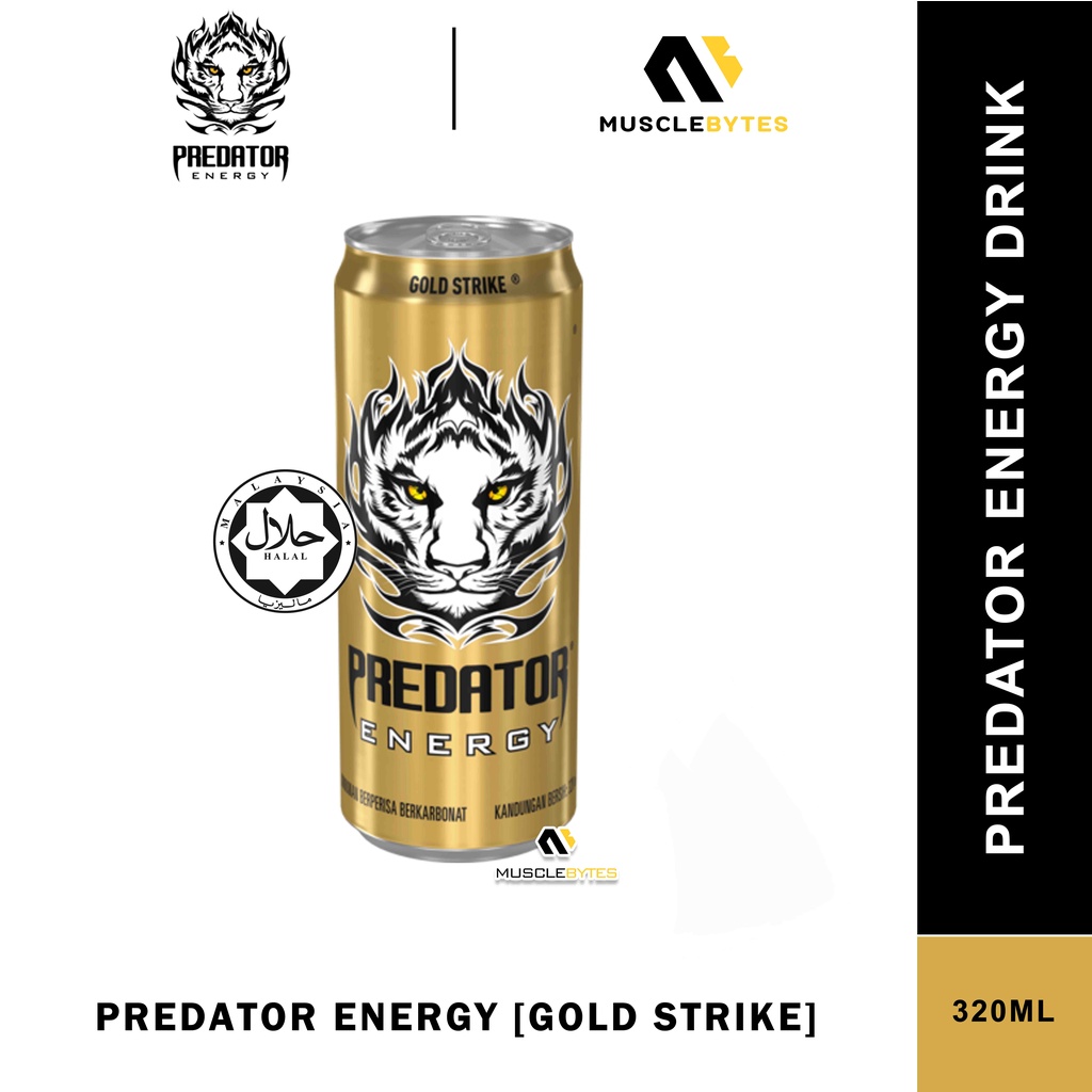 Predator Energy Drink [320ML / 1 Can] [Halal Monster Energy] Shopee